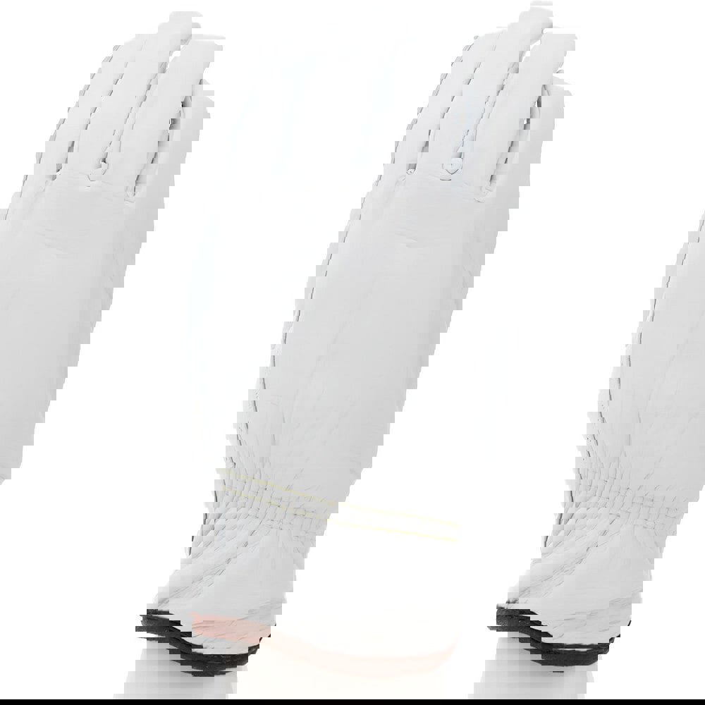 Cut, Puncture & Abrasive-Resistant Gloves: Size 2XL, ANSI Cut A4, ANSI Puncture 4, Leather & HPPE